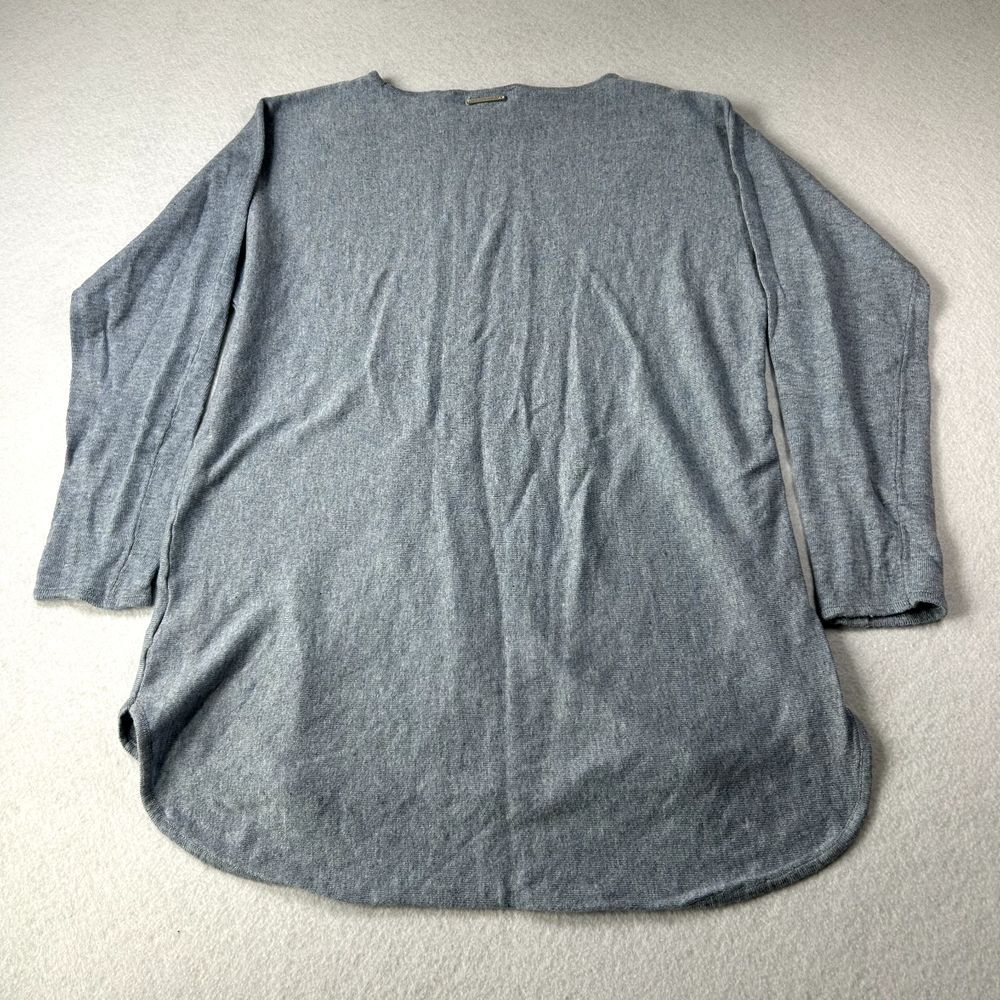Michael Michael Kors Sweater Womens Small Blue Tunic Soft Pullover - Picture 2 of 10